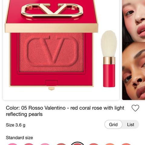 Valentino eye2cheek blush