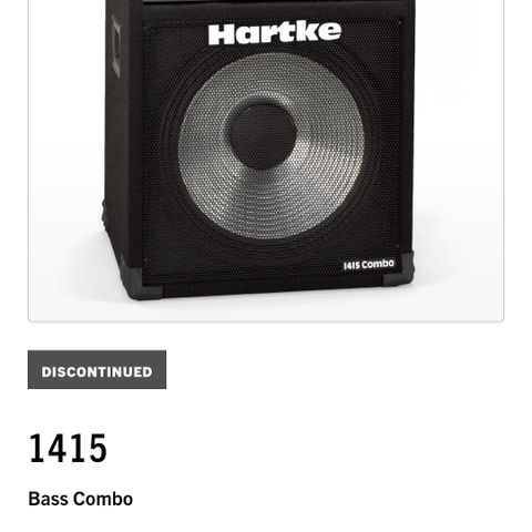 Hartke 1415 kombo