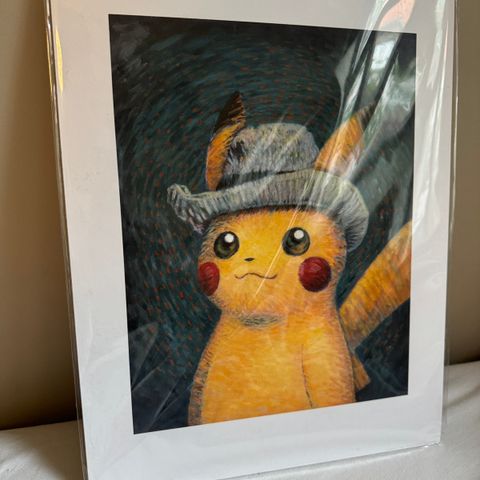 Pokemon x Van Gogh Giclée-print | 30 x 40 cm med Sertifikat