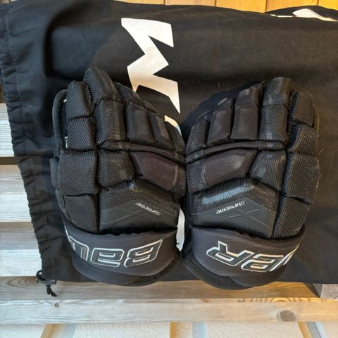 Bauer Ultrasonic hansker i str 11 (Junior)