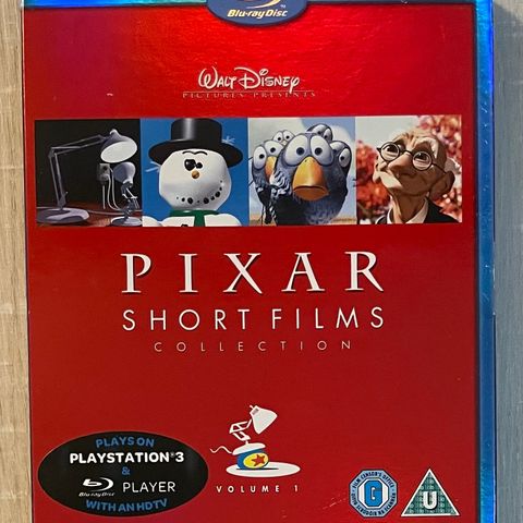 PIXAR SHORT FILMS COLLECTION - VOLUME 1 BLU-RAY, FRI FRAKT!