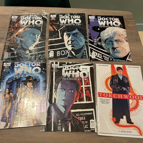 Doctor Who og Torchwood tegnerserier/Comic books