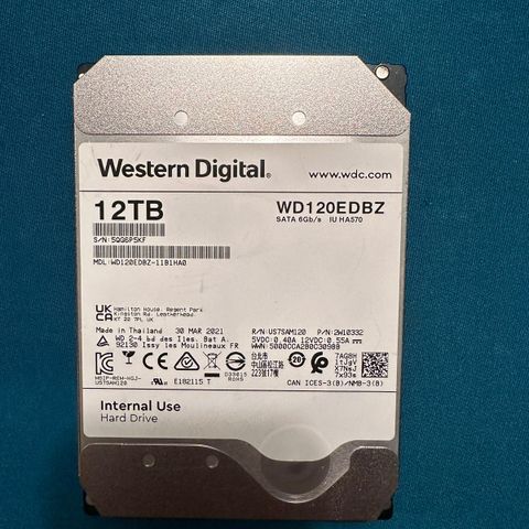 Western digital 12TB