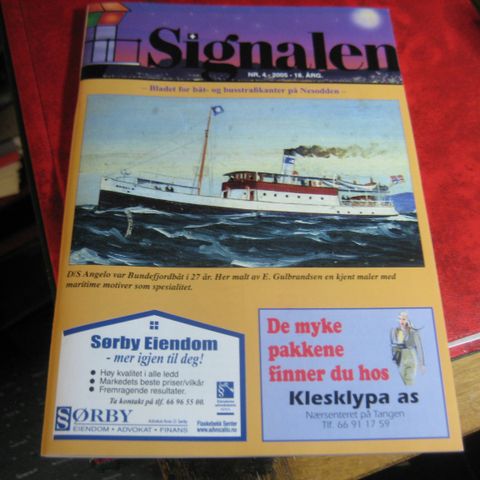 Magasin /Hefte SIGNALEN  nr 4 2005