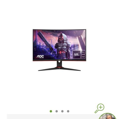 AOC 24’’ curved monitor