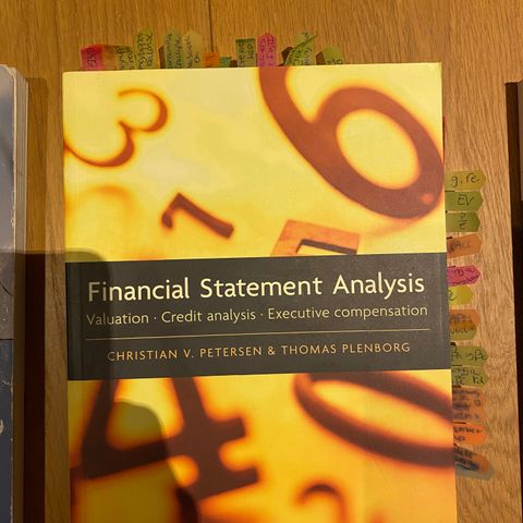 Financial statement analysis: Valuation, Credit analysis, Executive compensation