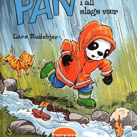 Pan i all slags vær. 2-4 år. Barnebøker Lars Rudebjer