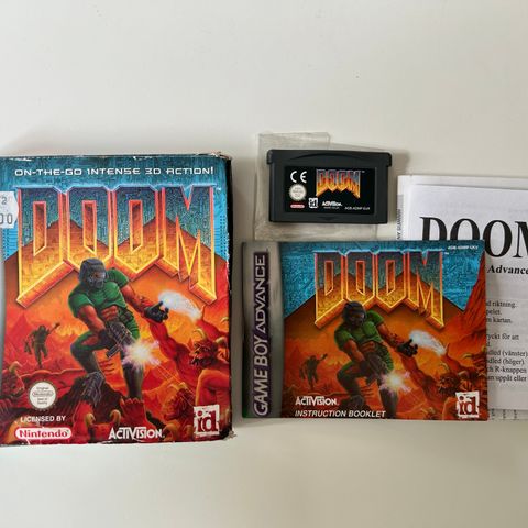 Originalt Doom spill til Gameboy Advance (Nytt)