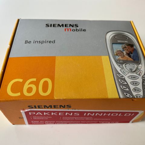 Siemens C60 vintage mobiltelefon (Ny)