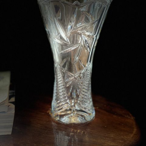 Flott Krystall vase