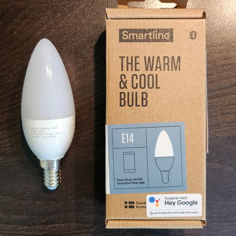 Smartline "The warm & cool bulb" smartpære E14