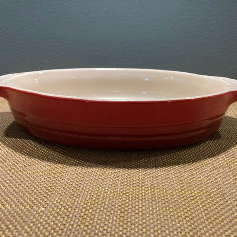 Le Creuset fat, utgått modell, 28,5 x 16,5 x 5,5 cm