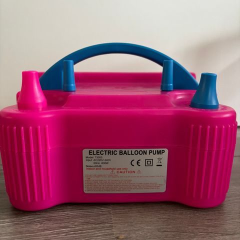 UTLEIE: elektrisk ballongpumpe