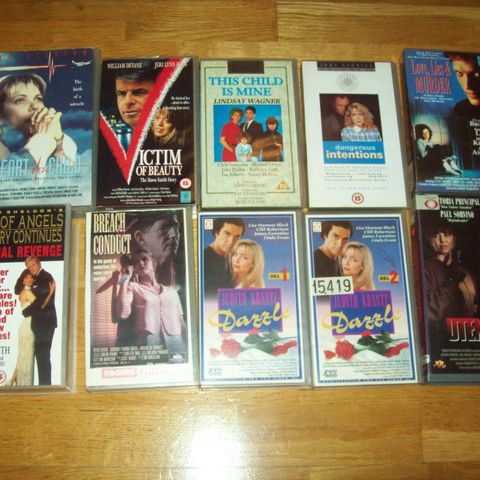VHS filmer 78 stk