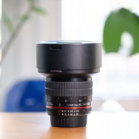 Samyang 14mm f2.8 til Nikon F-mount