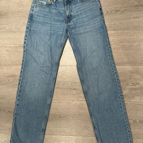 Pent brukt jeans