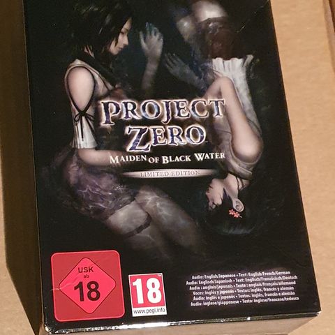 Project Zero Maiden Of Black Water Limited Edition WII U