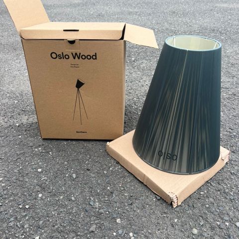 Oslo Wood skjerm grønn (petrol blue)