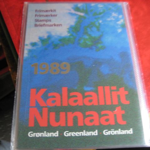 Grønland Årssett 1989 Postfrisk