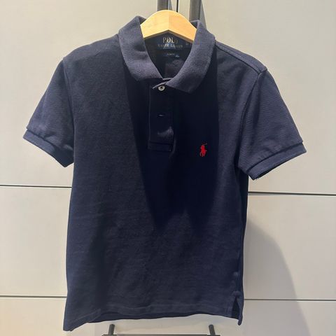 Polo pique slim fit str 8 år