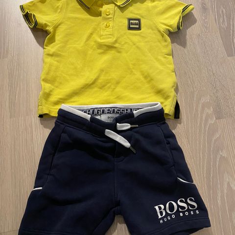 Hugo Boss t-skjorte og shorts