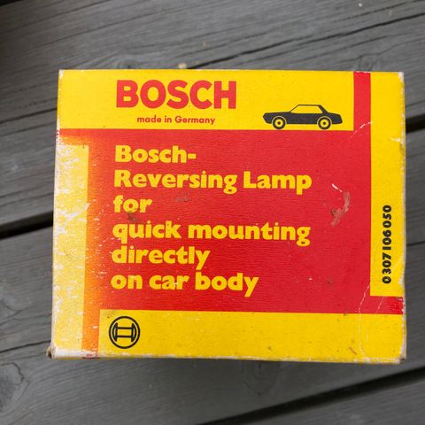 Retro Bosch Ekstralys/ryggelys