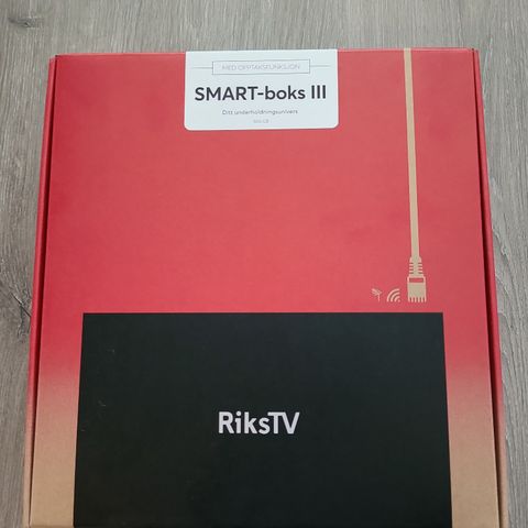 RiksTv Smart boks 3 m/opptak
