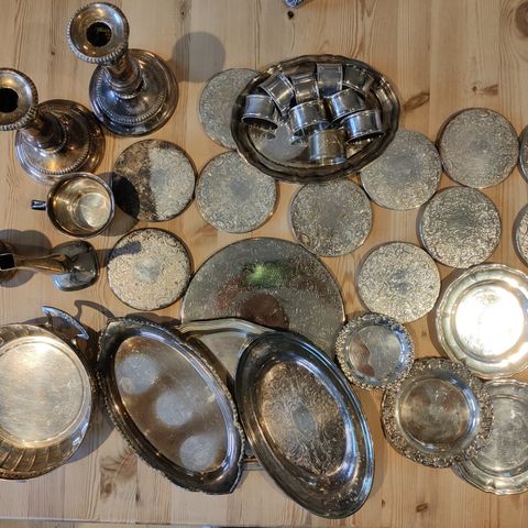 Diverse sølvtøy