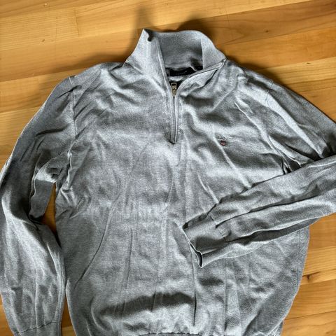 Gant - half zip - grå - medium