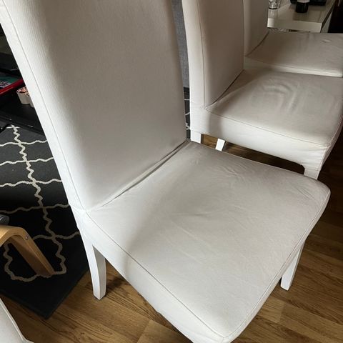 Henriksdal IKEA spisestoler 4 stk. hel hvitt