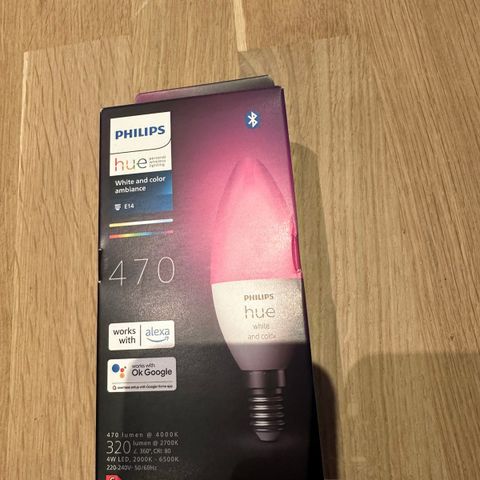 Philips Hue E14 White and Color Ambiance LED-pære