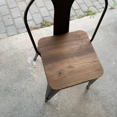 Den kuleste jern stolen  til inne eller ute bruk