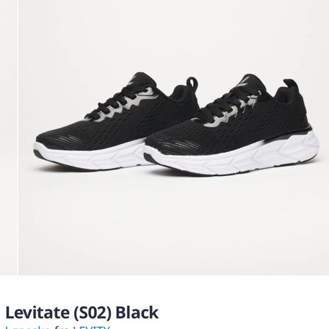 NY.  Sko 41. LEVITY Levitate CloudMax (S02) Navy /Black Løpesko fra LEVITY