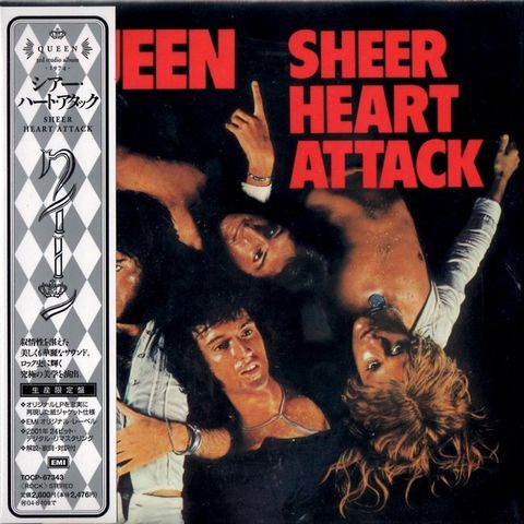 Queen - "Sheer Heart Attack" Japansk mini-LP-Sleeve (cardboard sleeve) MINT