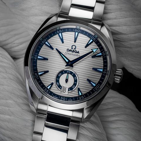 Omega Seamaster Aqua Terra, Small Seconds 41mm Meget Pen Norsk AD