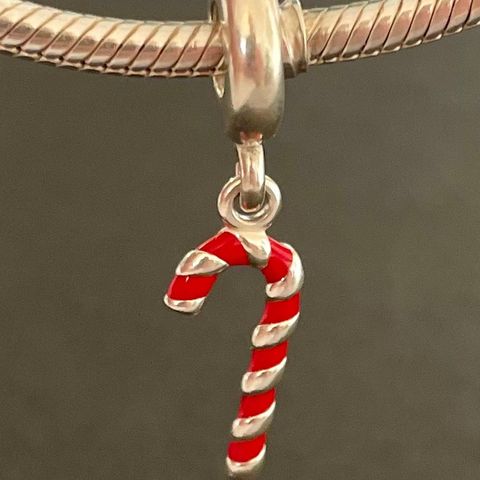 Pandora charm «Christmas Candy Cane» dangle