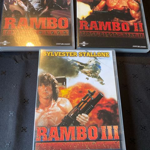 Rambo trilogi (Norsk tekst) Dvd