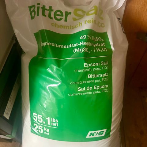 Epsom salt - 25 kg | magnesiumsulfat