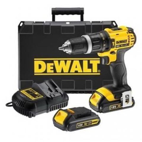 Dewalt DCD776C2  18V drill m/2 batterier