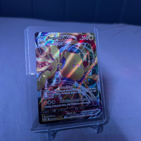 Pokemon Kort Regieleki VMAX 058/195 Prize Play! Series Silver Tempest