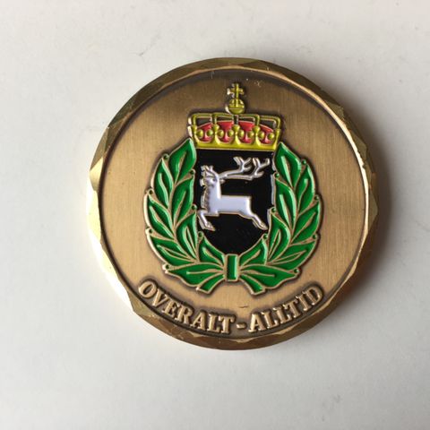 CHALLENGE COIN. "SJEFENS HEDER"  NORD-HÅLOGALAND HV - DISTRIKT 16