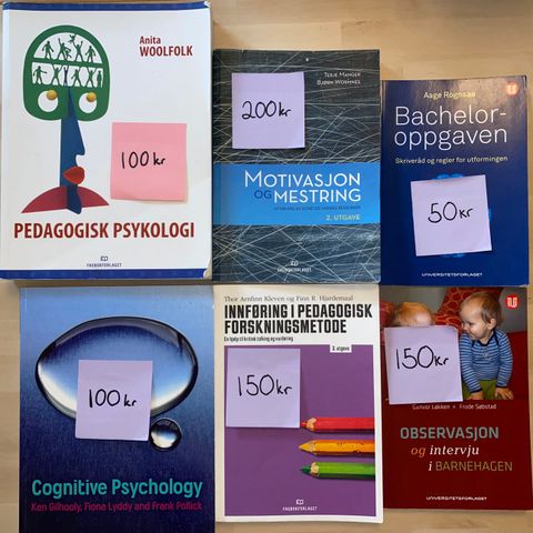 Pensumbøker Psykologi Pedagogikk Spesialpedagogikk