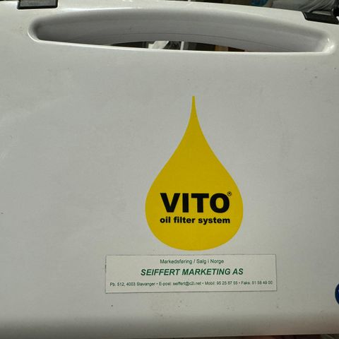 Vito Olje Filter System - Helt ny