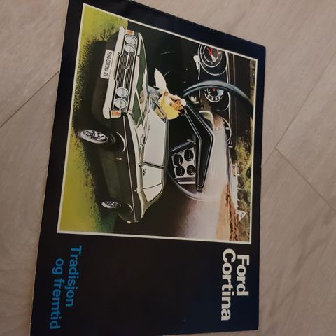 Ford Cortina mk3 brosjyre