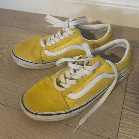 Gule Vans sneakers, størrelse 36