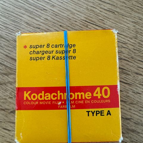 Kodachrome 40 super 8 filmkassett
