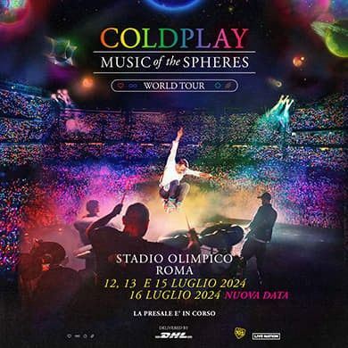 Coldplay Roma 13. juli