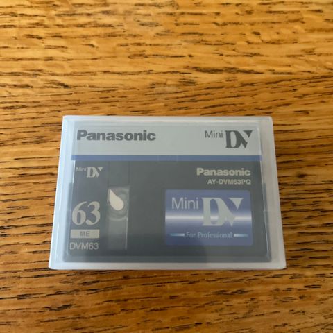 miniDV kassetter PANASONIC DIGITAL HD VIDEO DVM63