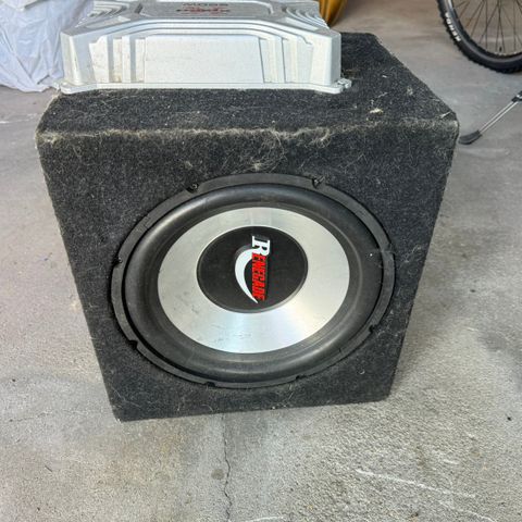 Renegade 12’’ basskasse med Sony Xplod 250w forsterker