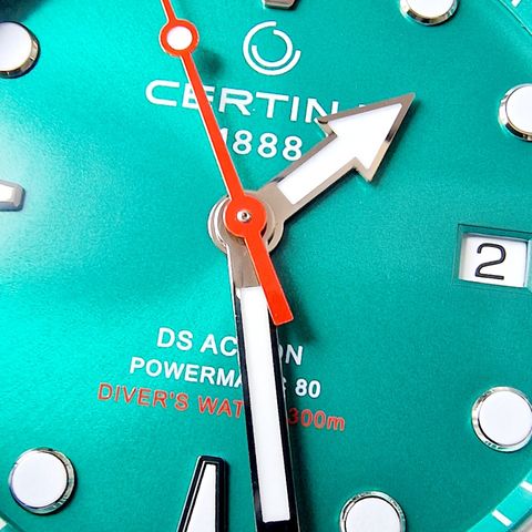 Certina DS Action Diver "HULK" Powermatic 80 Green , automatisk